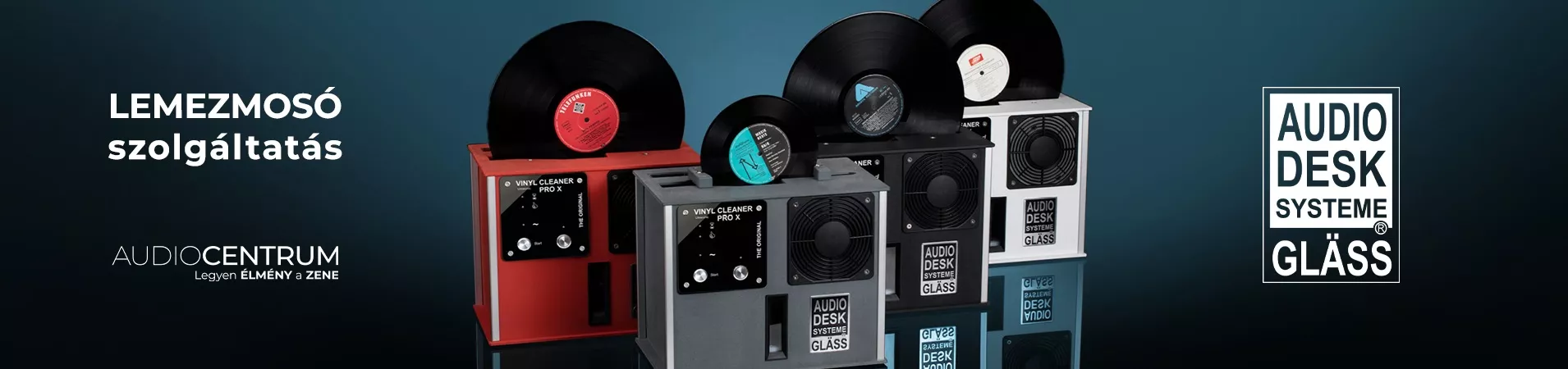 Lemezmosó szolgáltatás az Audio Centrum bemutatótermében