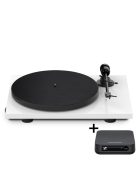 Pro-Ject E1 lemezjátszó + Sennheiser Bluetooth adó /fehér/