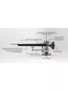 Pro-Ject EVO CA Premium Carbon 12" hangkar /polírozott/