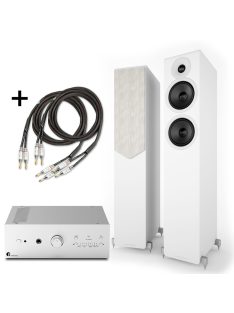   Pro-Ject MaiA DS3 /ezüst/ + Acoustic Energy AE309.2 /fehér/ + Pro-Ject Connect it LS S
