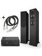 Pro-Ject MaiA DS3 /fekete/ + Acoustic Energy AE309.2 /fekete/ + Pro-Ject Connect it LS S
