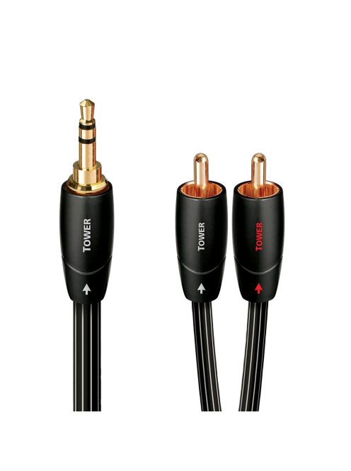 AudioQuest Tower 3.5 Jack-RCA kábel 1,5 méter