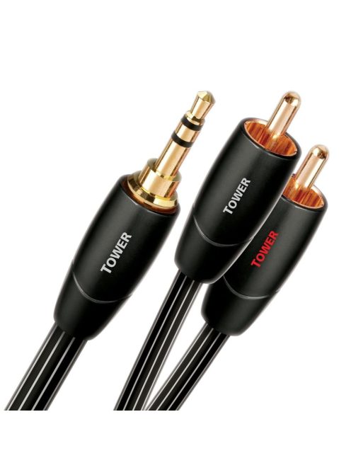 AudioQuest Tower 3.5 Jack-RCA kábel 1,5 méter