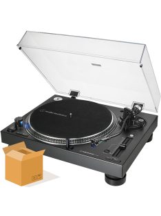   Audio-technica AT-LP140XP lemezjátszó /fekete/ (Bontott csomagolású termék, hibátlan karcmentes állapotban)
