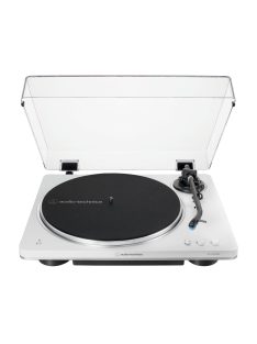   Audio-Technica LP70XBT - automata lemezjátszó szíjhatással és Bluetooth kapcsolattal /fehér-ezüst/