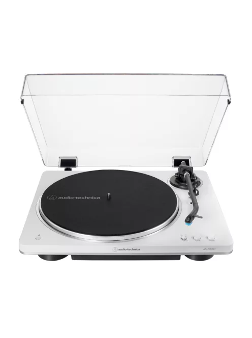 Audio-Technica LP70XBT - automata lemezjátszó szíjhajtással és Bluetooth kapcsolattal /fehér-ezüst/