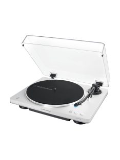  Audio-Technica LP70XBT - automata lemezjátszó szíjhatással és Bluetooth kapcsolattal /fehér-ezüst/