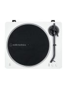 Audio-Technica LP70XBT - automata lemezjátszó szíjhatással és Bluetooth kapcsolattal /fehér-ezüst/