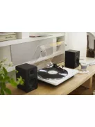 Audio-Technica LP70XBT - automata lemezjátszó szíjhajtással és Bluetooth kapcsolattal /fehér-ezüst/