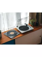 Audio-Technica LP70XBT - automata lemezjátszó szíjhajtással és Bluetooth kapcsolattal /fehér-ezüst/