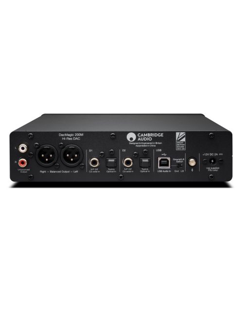 Cambridge Audio DacMagic 200M natív DSD MQA DAC Fekete