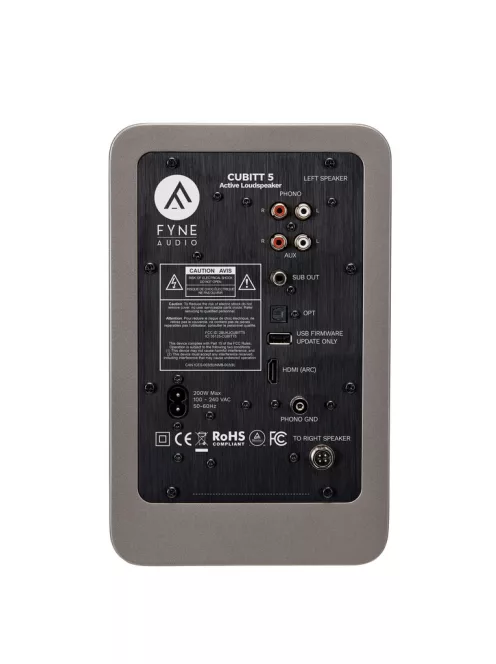 Fyne Audio CUBITT 5 - Aktív hangfal /Titán/