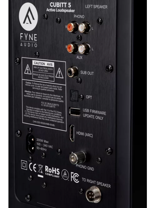Fyne Audio CUBITT 5 - Aktív hangfal /Titán/