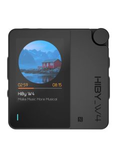   HiBy W4 - Hordozható D/A konverter és fejhallgató-erősítő /fekete/