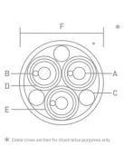 IsoTek EVO3 ASCENSION - Ultra Reference hálózati tápkábel, C19 csatlakozással /2 m/