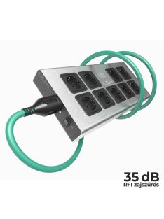 IsoTek V5 Corvus - tápelosztó és szűrő /fekete/