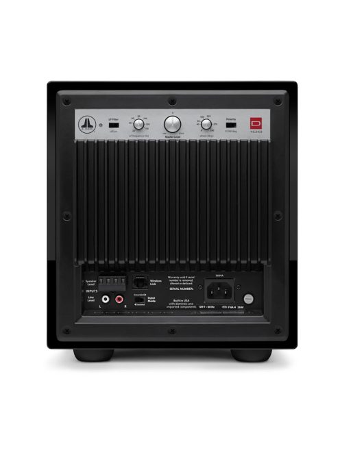 JL AUDIO Dominion D108 - aktív mélysugárzó /lakk fekete/