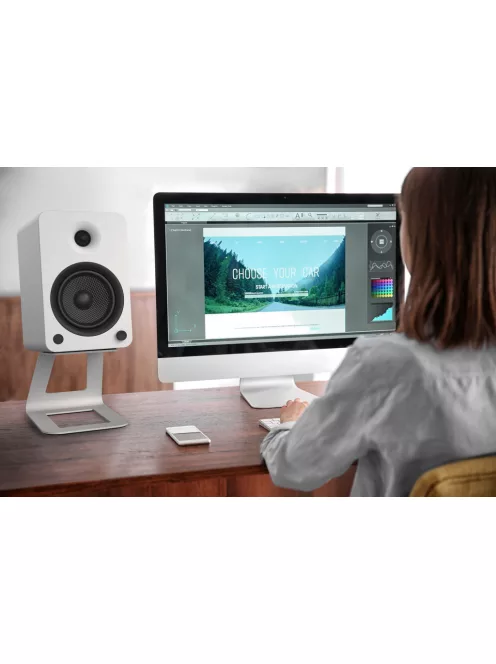 Kanto Audio YU6 Aktív Bluetooth hangfal /Matt fehér/