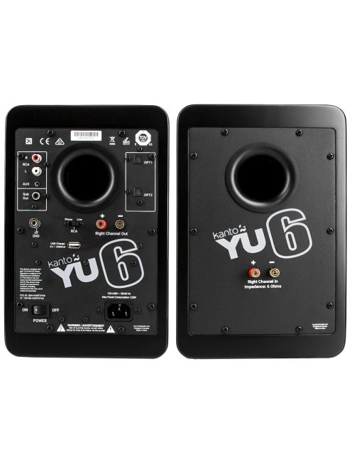 Kanto Audio YU6 Aktív Bluetooth hangfal /Matt fekete/