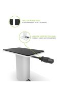 Kanto SP6HDW - asztali hangszóró állvány /fehér/