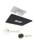 Kanto SP6HDW - asztali hangszóró állvány /fehér/