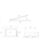 Kanto S4W - hangfaltartó /fehér/