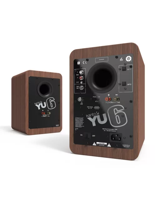 Kanto Audio YU6 Aktív Bluetooth hangfal /Dió/