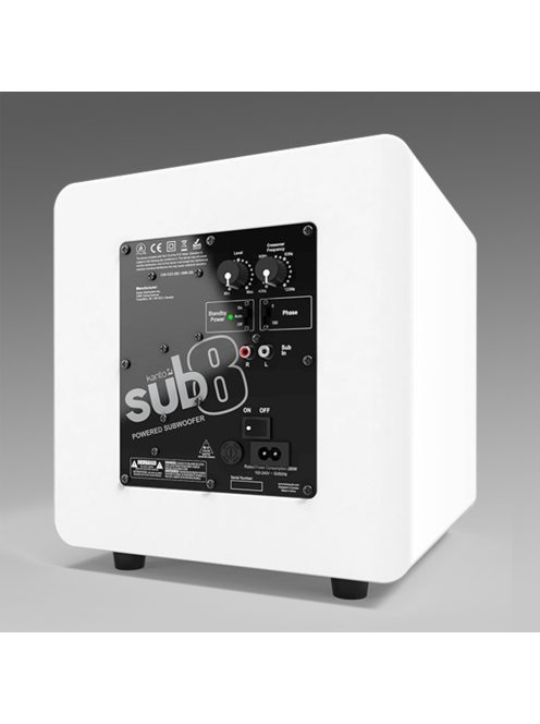 Kanto Audio SUB8 Aktív mélysugárzó /matt fehér/