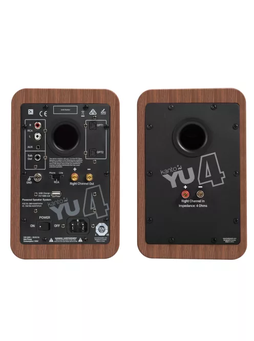 Kanto Audio YU4 Aktív Bluetooth hangfal /Dió/