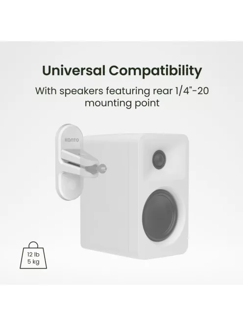 Kanto SPW3W - hangfal falikonzol /fehér/