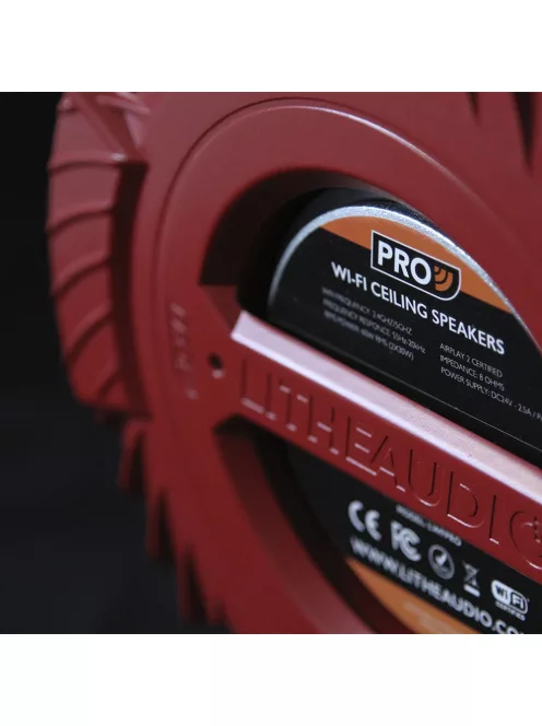 Lithe Audio Pro Wi-Fi Wireless 6.5" Aktív IP44 Vízálló - beépíthető vezeték nélküli hangszóró