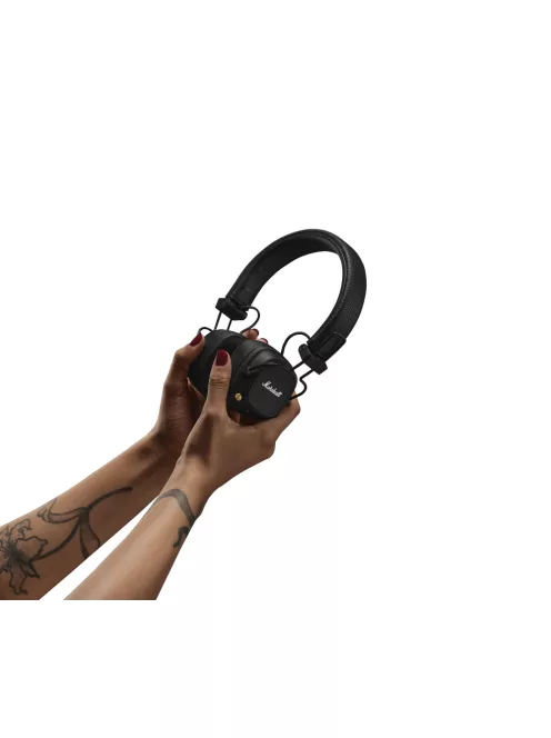 Marshall Major V - Bluetooth fejhallgató /Fekete/