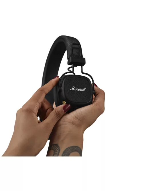 Marshall Major V - Bluetooth fejhallgató /Fekete/