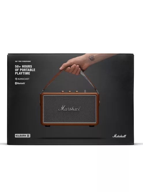 Marshall Kilburn III Bluetooth hangszóró /barna/