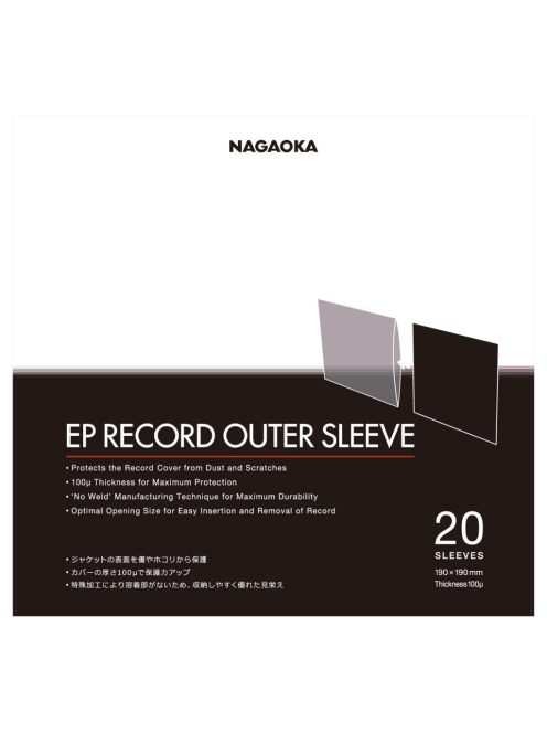 Nagaoka JC20EP - külső lemezborító tok
