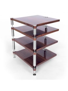   NEO Tripod HiFi állvány - Feketített Acél lábakkal, matt polcokkal /98-322 mm/