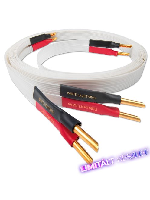 Nordost White Lightning hangfalkábel singled wired /2.5 méter Z banán dugó/