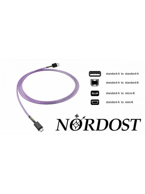 Nordost Purple Flare USB 2.0 kábel /USB A- USB Micro B/ 1 méter