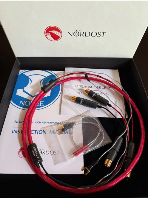 Nordost Heimdall 2 Tonearm Cable+  hangkar összekötő kábel, 1,25 m ( RCA / RCA )