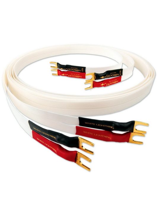 Nordost White Lightning hangfalkábel singled wired /3 méter saruval szerelve/