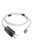 Nordost White Lightning 3 - hálózati kábel Figure-8 csatlakozóval /1 méter/