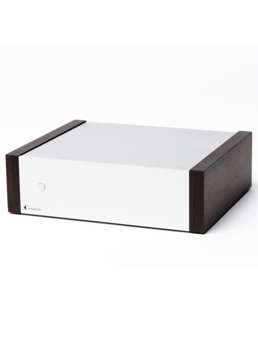 Pro-Ject Amp Box DS2 sztereó végfok, ezüst / eucalyptus oldallap -  bontott csomagolású
