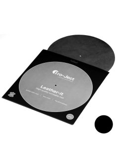 Pro-Ject Leather it LP lemezalátét, fekete