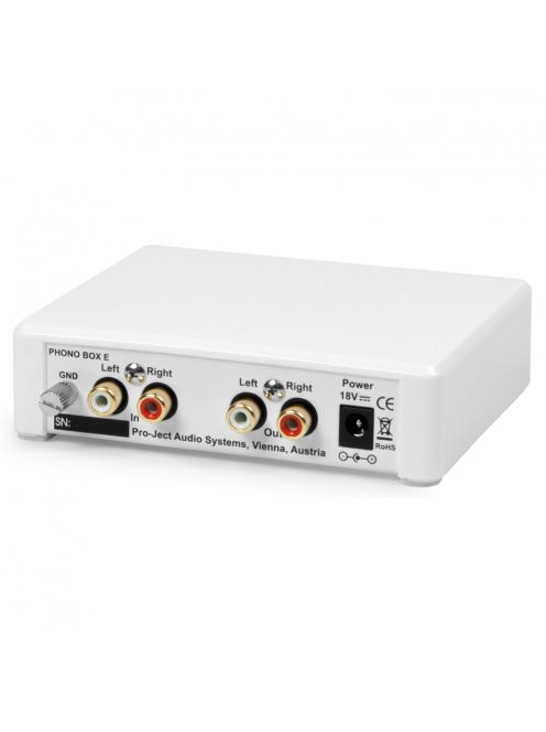 Pro-Ject Phono Box E - Phono előerősítő MM hangszedőkhöz, fekete