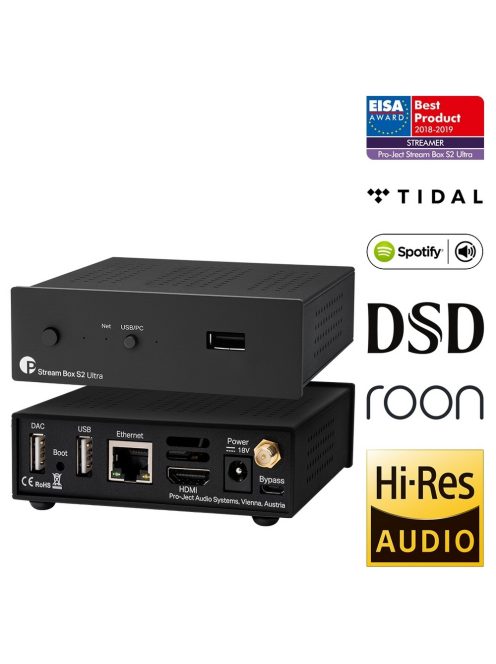 Pro-Ject Stream Box S2 Ultra, fekete - bontott