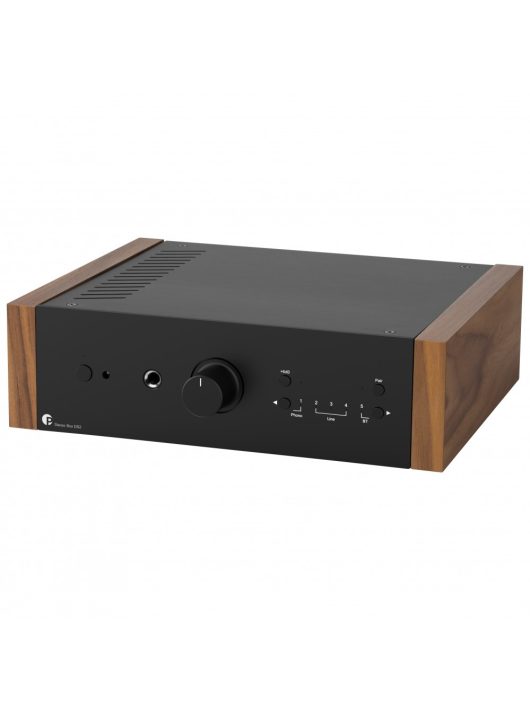 Pro-Ject Stereo Box DS2 integrált erősítő, fekete / dió oldallap