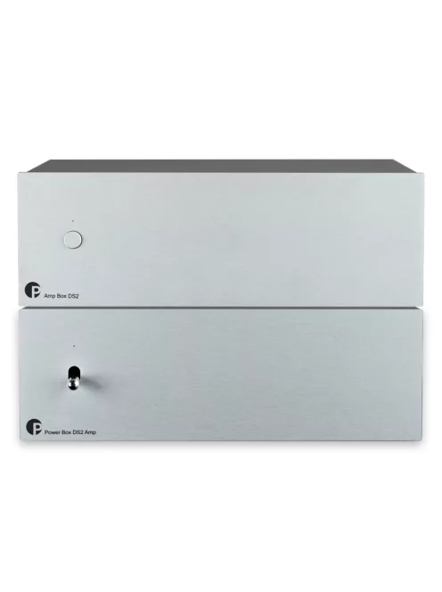 Pro-Ject Amp Box DS2 + Power Box DS2 Amp - sztereó végerősítő, upgrade táppal /ezüst/