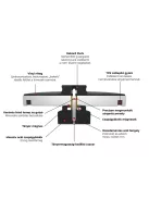 Pro-Ject Xtension 9 Evolution analóg lemezjátszó - hangszedő nélkül /Lakk fekete/