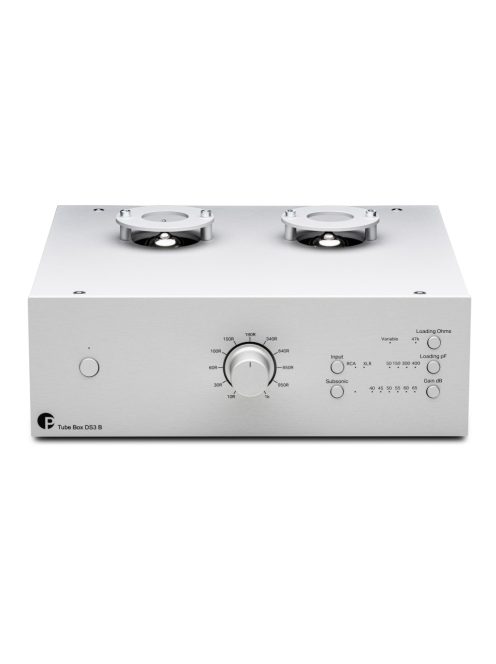 Pro-Ject Tube Box DS3 B - szimmetrikus phono előerősítő /ezüst/