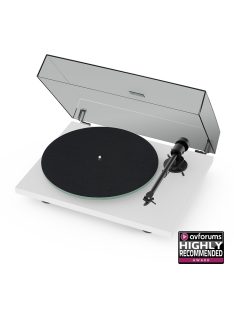   Pro-Ject T1 EVO Phono - lemezjátszó phono előfokkal Ortofon OM10 hangszedővel /Fehér/